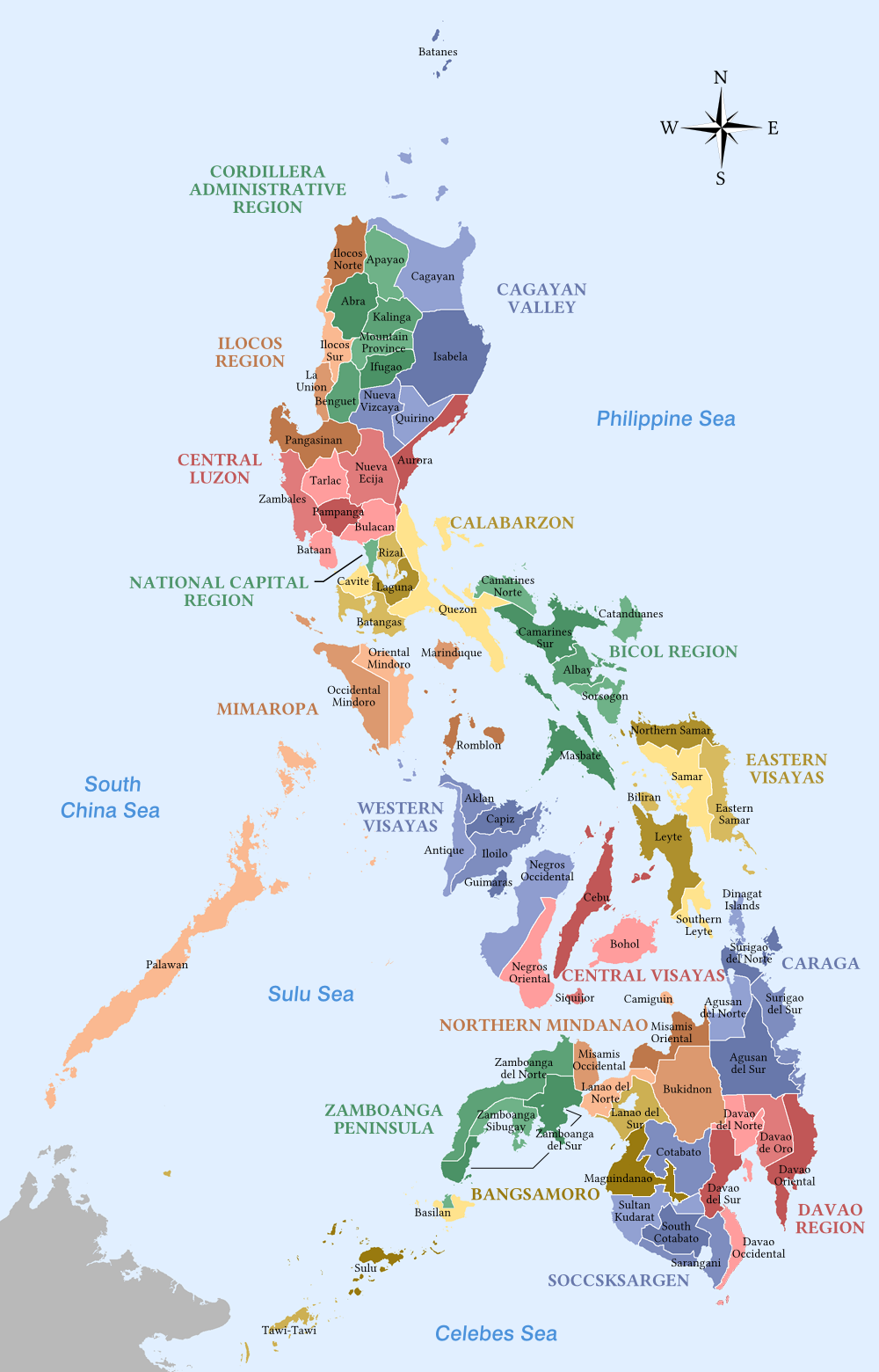 Map of the Philippines — click to choose your city territory